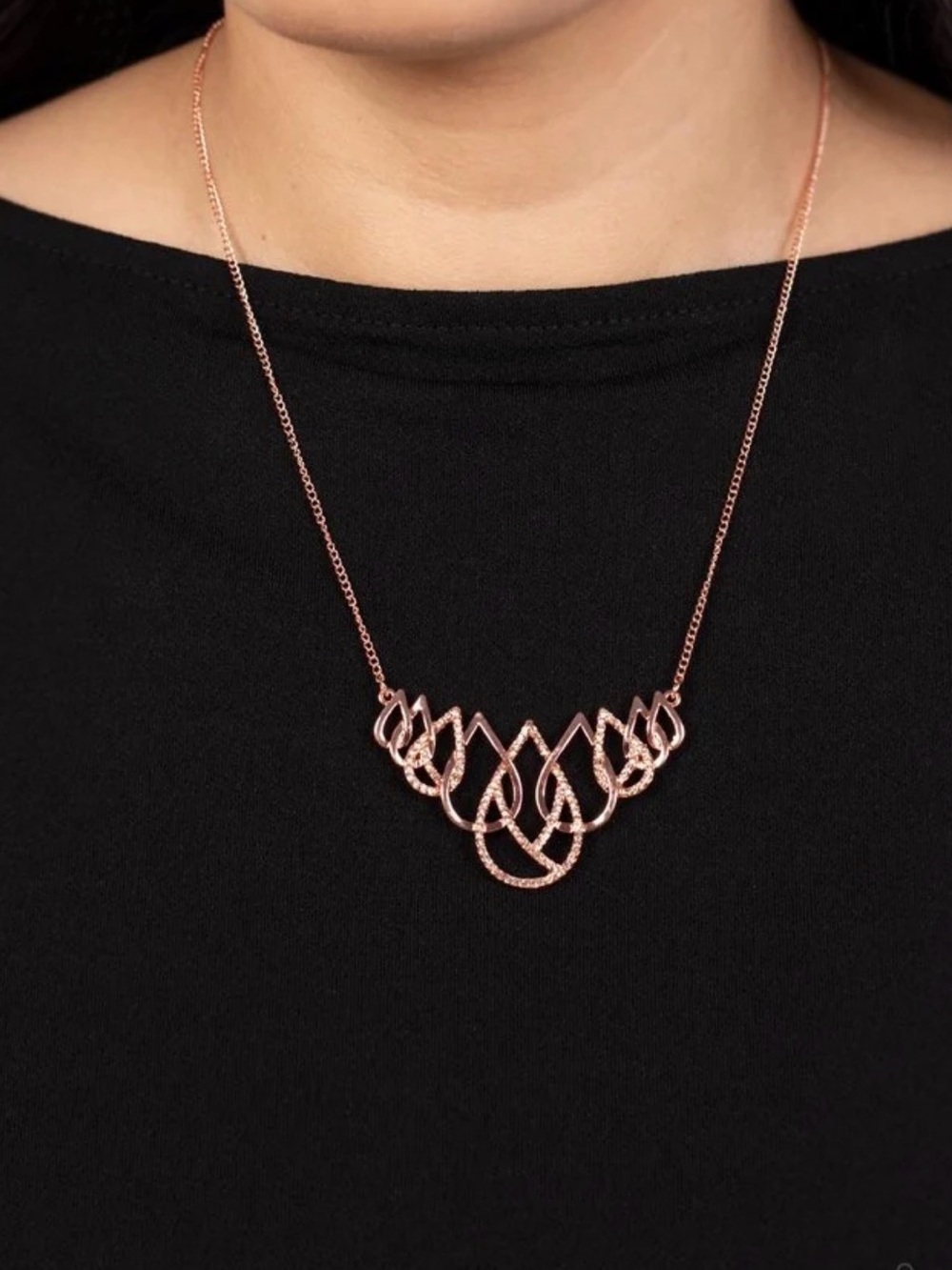 Thunderstruck Teardrops
Copper Necklace
